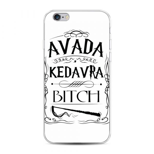 Avada kedavra bitch silicone case for iPhone 6S