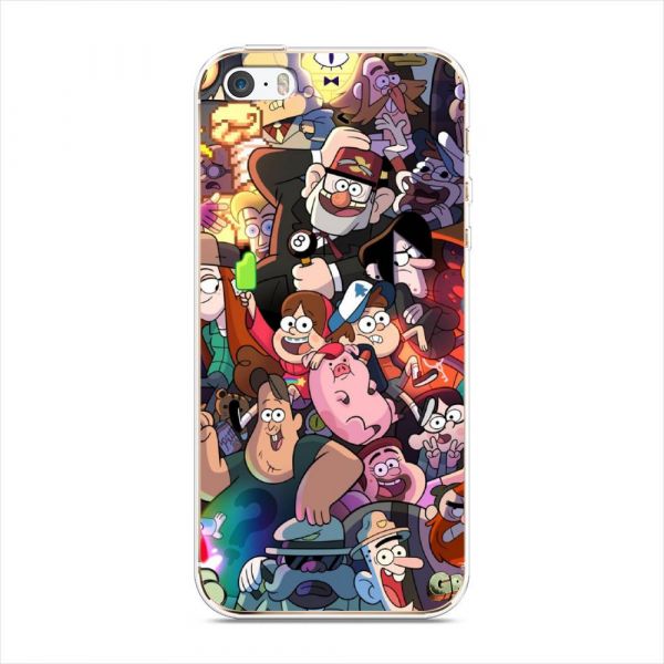 Gravity Falls silicone case for iPhone 5/5S/SE
