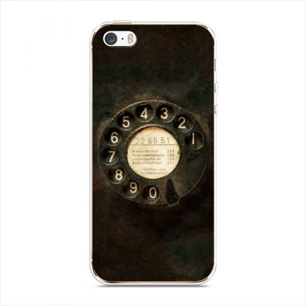 Silicone Case Antique Phone for iPhone 5/5S/SE
