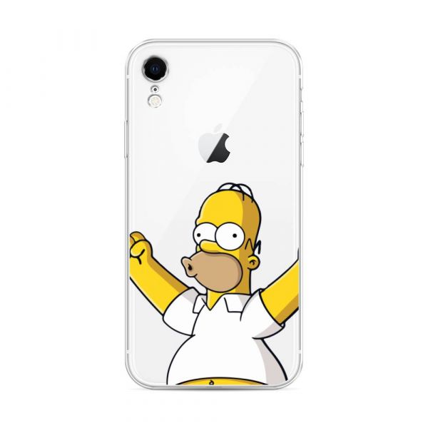 Joyful Homer silicone case for iPhone XR (10R)