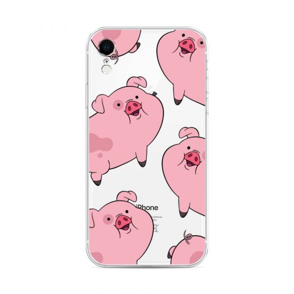 Silicone case Waddles background for iPhone XR (10R)
